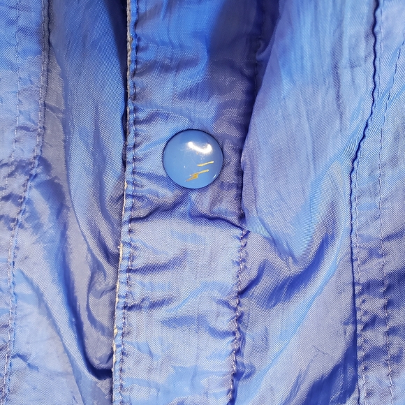 Vintage Reversible Jacket Retro 80s Blue Pink and Grey Large by Current Scene - Picture 8 of 16